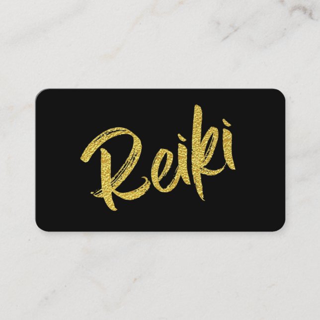 *~*  Reiki Practitioner Master Energy Healing Business Card (Front)