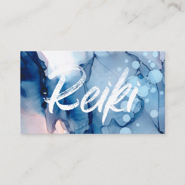 *~* Reiki Practitioner or Master Energy Healer Business Card (Front)
