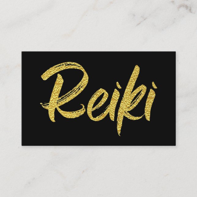 *~*  Reiki Practitioner or Master Energy Healer Business Card (Front)