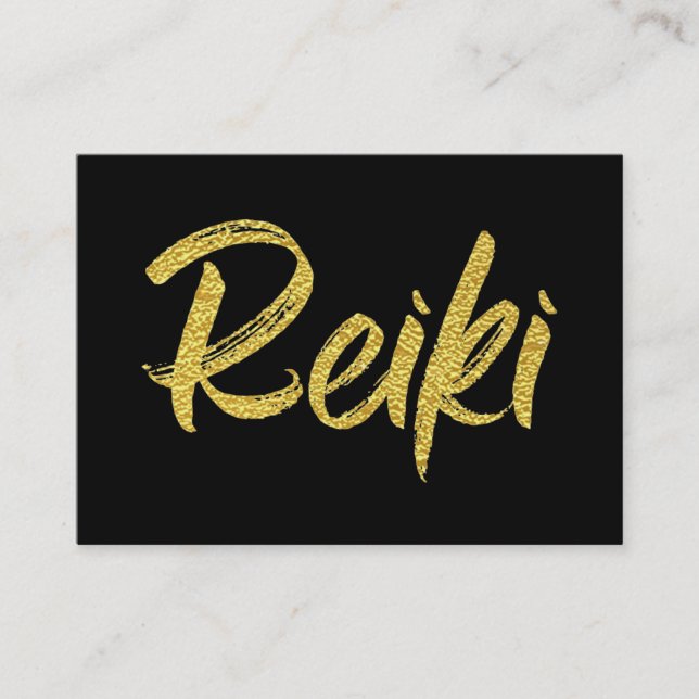 *~*  Reiki Practitioner or Master Energy Healing Business Card (Front)