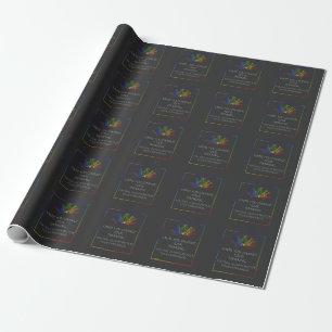 Reiki Practitioner Spiritual Chakra Meditation Wrapping Paper