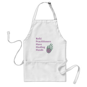 Reiki Practitioners Have Healing Hands Adult Apron