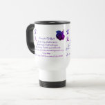 Reiki Principles Just For Today Colors  Travel Mug