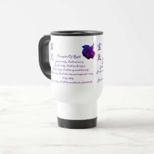 Reiki Principles Just For Today Colors Travel Mug