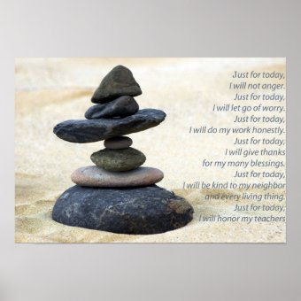 Reiki Principles Poster | Zazzle
