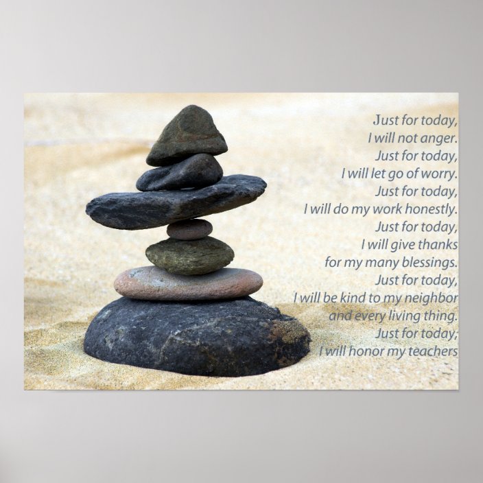 Reiki Principles Poster | Zazzle.com