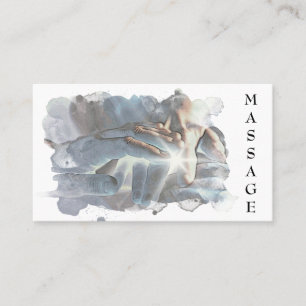 *~*. Reiki QR Massage Therapist Massage Therapy Business Card