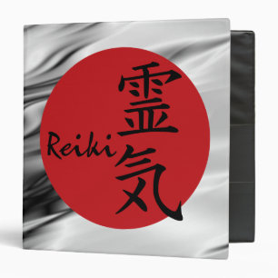 Reiki - red 3 ring binder