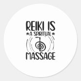 Inspiring Reiki Sayings, Reiki Master Yoga Gifts' Sticker