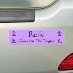 Reiki Symbol Gives Me The Tingles Bumper Sticker