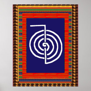 REIKI Symbol Healing ART Yoga :  cadeau pour tous Poster