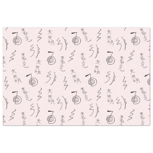 Reiki Symbols Pattern _ Reiki Healing Tissue Paper