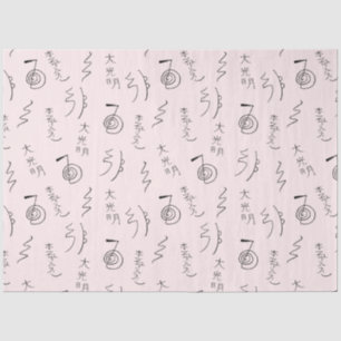Reiki Symbols Pattern - Reiki Healing Tissue Paper