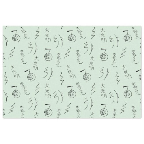 Reiki Symbols Pattern _ Reiki Healing Tissue Paper