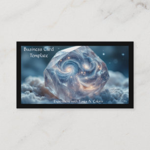 Reiki Universe Crystal Energy Business Card