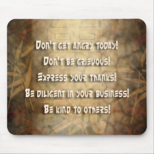 REIKI Usui Principles Mouse Pad