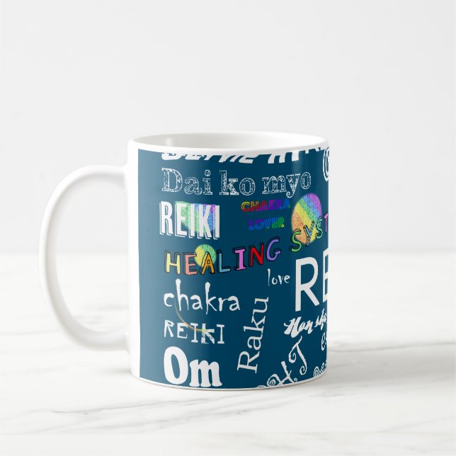 Reiki Words Reiki mug (Left)