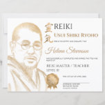 Reiki Yoga Certificate of Completion<br><div class="desc">Reiki Yoga Certificate of Course Completion with Mikao Usui portrait</div>
