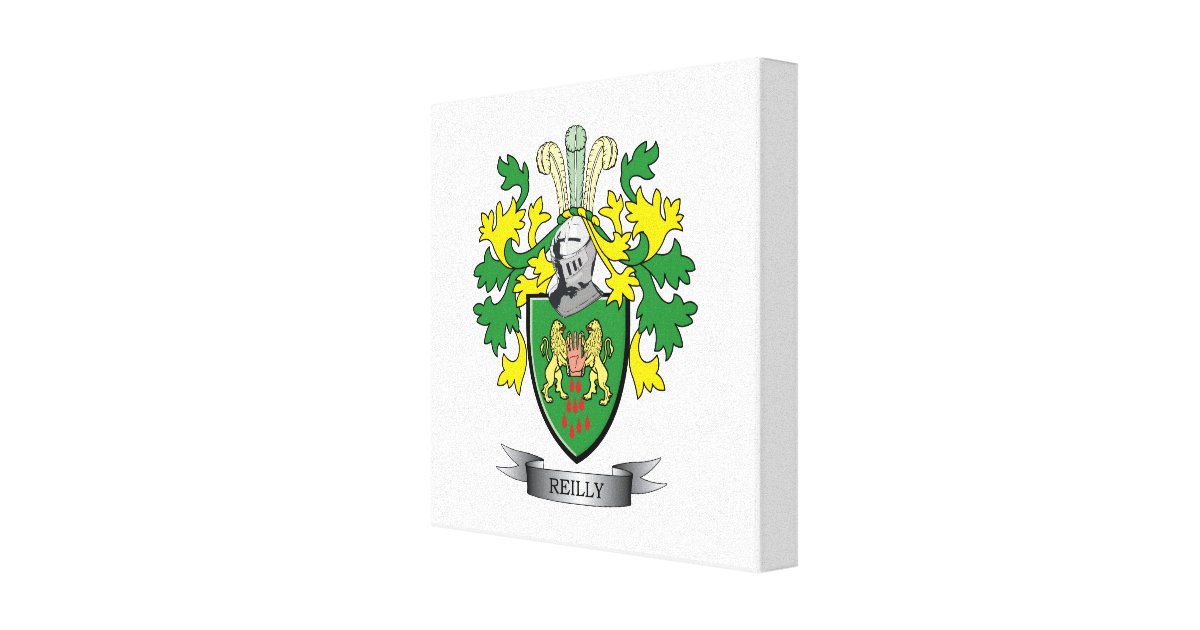 Reilly Coat of Arms Canvas Print Zazzle