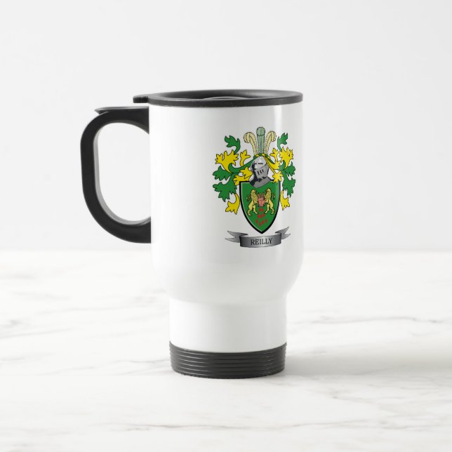 Reilly Coat of Arms Travel Mug (Left)