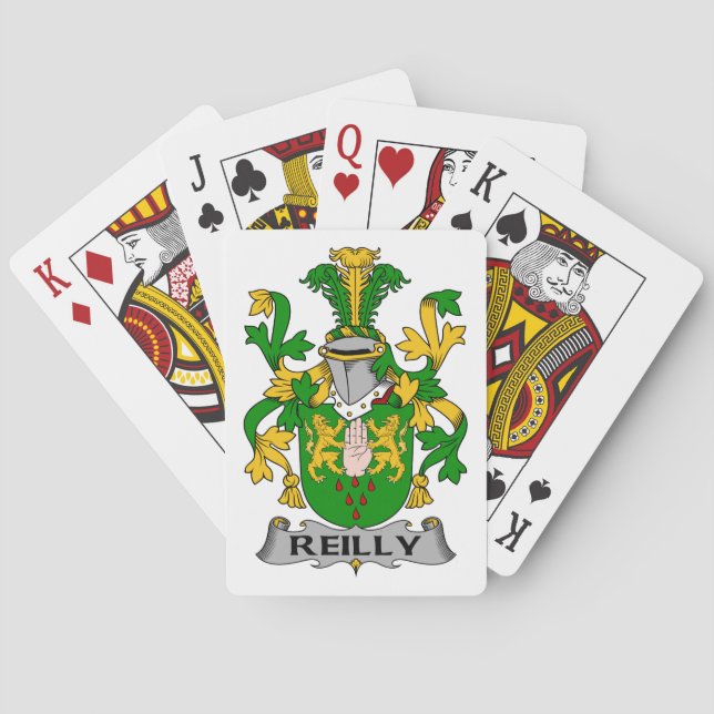 Reilly Family Crest Poker Cards (Back)