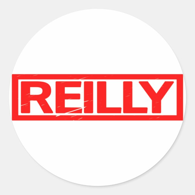 Reilly Stamp Classic Round Sticker (Front)