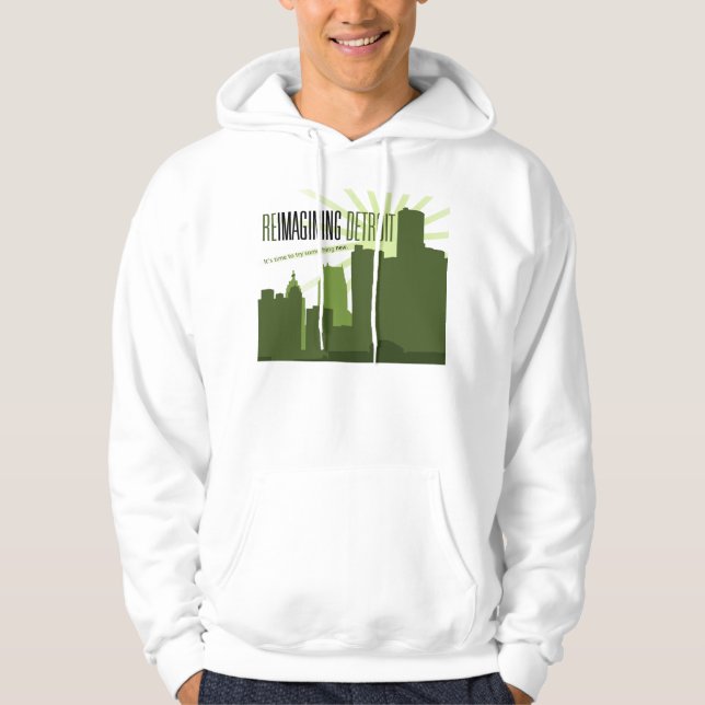 Reimagining Detroit Hoodie (Front)