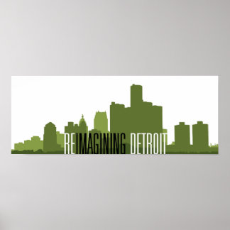 Reimagining Detroit Poster (24"x9")