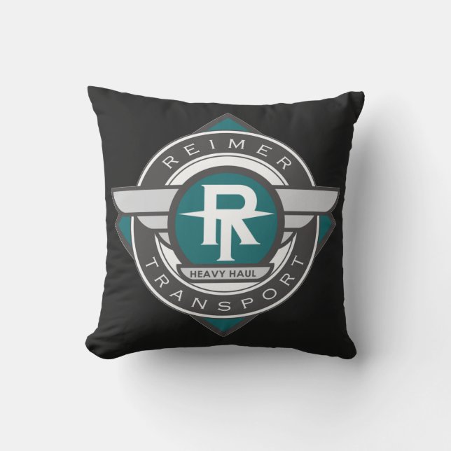Reimer Transport Outdoor Pillow (Front)