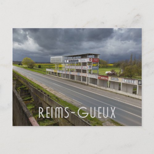 Reims_Gueux Race Circuit France Postcard