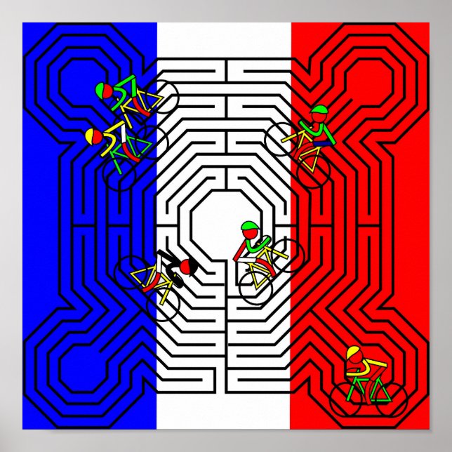 Reims Labyrinth - Tour de France Poster (Front)