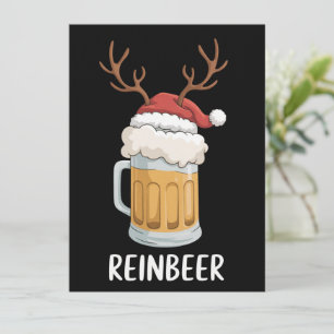 Reinbeer Funny Couples Christmas Matching Holiday Card