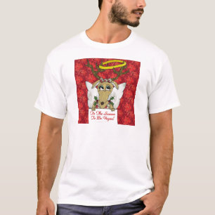 Reindeer Angel Tis The Season to Be Vegan T-Shirt