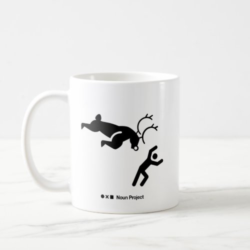 Reindeer Attack Mug