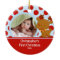 Reindeer Baby Boy Photo Christmas Ornament