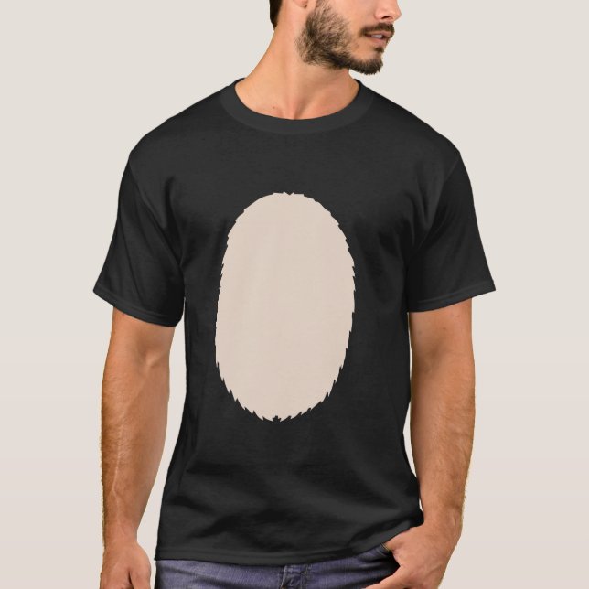 Reindeer Belly Lazy Halloween Costume Cool Animal  T-Shirt (Front)