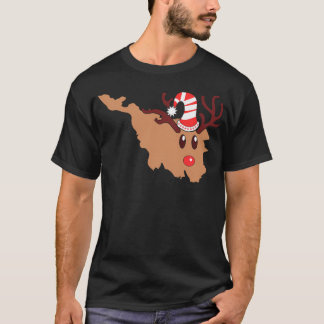 Reindeer Bremen Christmas Reindeer Antlers T-Shirt