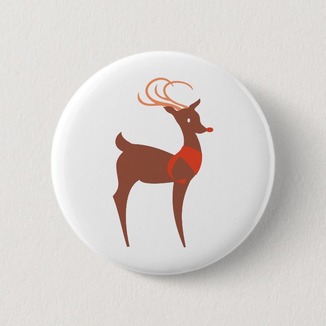 Reindeer Button (Front)