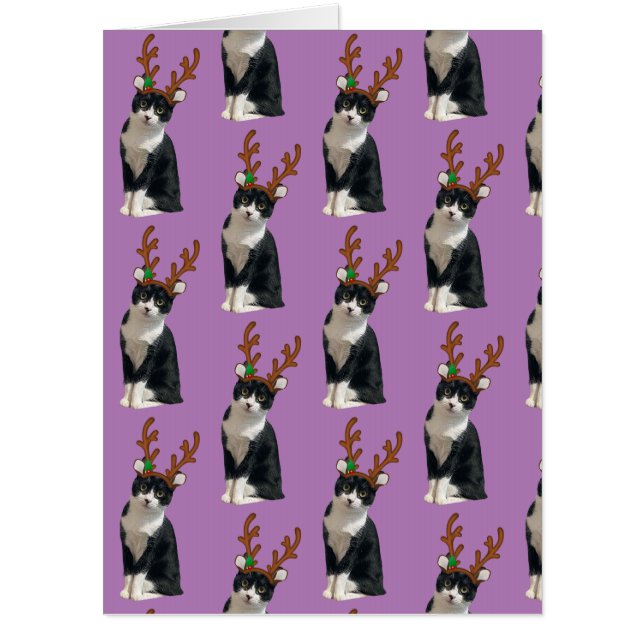 Reindeer Calliope Card (Front)