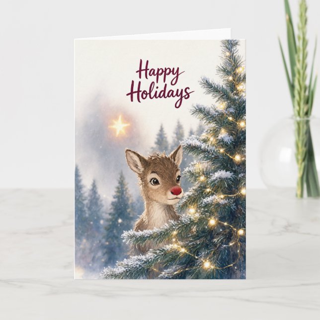 Reindeer Card (Front)
