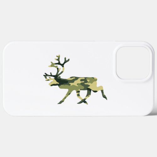 Reindeer  Caribou Woodland Camouflage  Camo iPhone 13 Pro Max Case