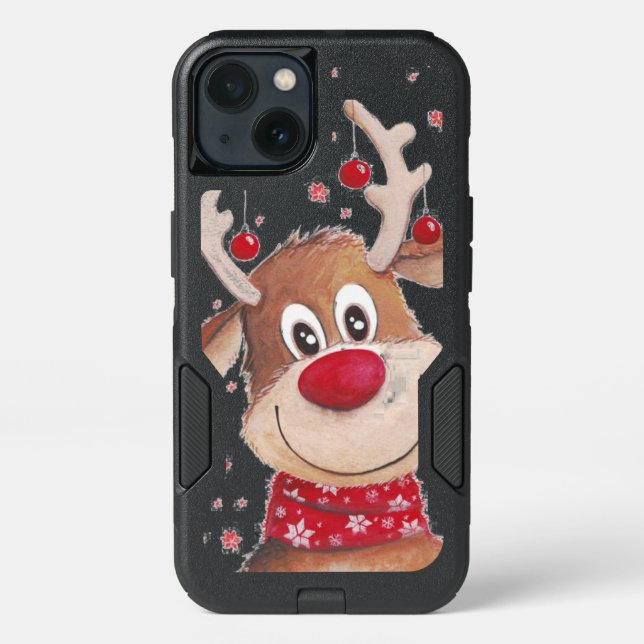 Reindeer Case-Mate iPhone Case (Back)