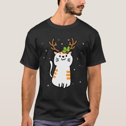 Reindeer Cat Christmas Ugly Christmas Sweater