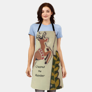 Reindeer Christmas Apron