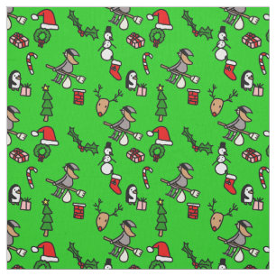 reindeer christmas befana fabric