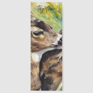 Reindeer Christmas bookmark