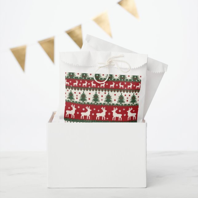 Reindeer Christmas Favor Bag (Party)