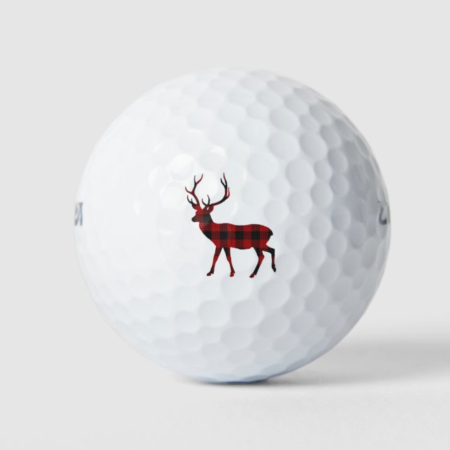 Reindeer Christmas Golf Balls (Front)
