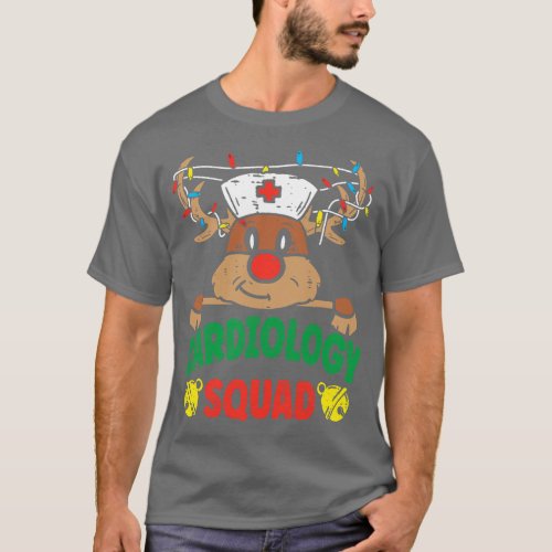 Reindeer Christmas Nurse Stethoscope Nurse Squad C T_Shirt