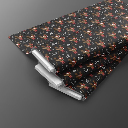 Reindeer Christmas Oh Deer Seamless Pattern Fabric